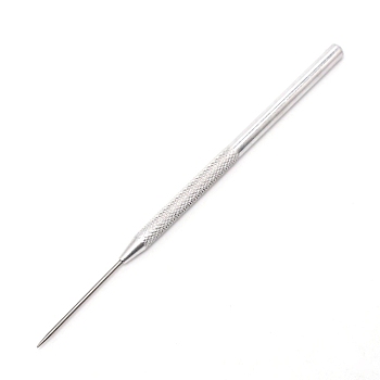 Polymer Clay Sculpture Tool, Carving Craft Stainless Steel Needle Pottery Tools, Stainless Steel Color, 15.5x0.65cm, Pin: 1.6mm