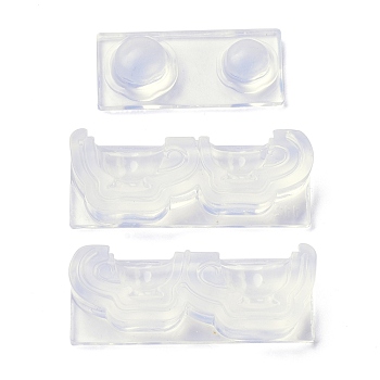 DIY 3D Miniature Cup Silicone Molds, Resin Casting Molds, For UV Resin, Epoxy Resin Jewelry Making, White, 43.5~55x18.5~19.5x12~15mm, Inner Diameter: 12.5mm and 16mm, 3pcs/set