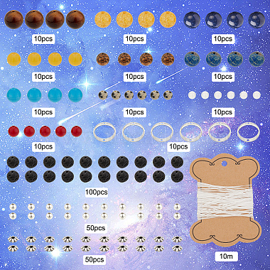 DIY Gemstone Chakra Bracelet Making Kit(DIY-SC0020-11B)-2