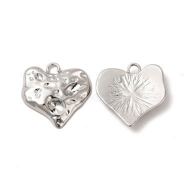 Stainless Steel Color Heart 304 Stainless Steel Pendants