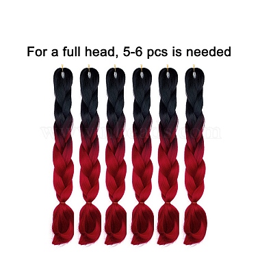 Синтетические джамбо ombre косы наращивание волос(OHAR-G005-01A)-3