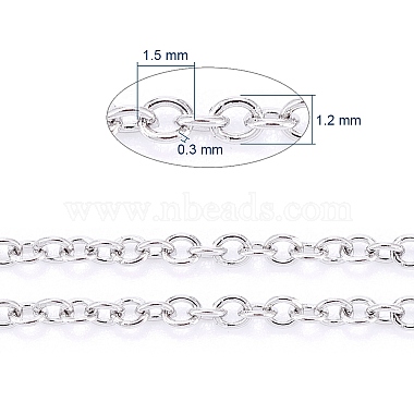 304 Stainless Steel Cable Chains(CHS-F006-02A-P)-3