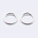 925 Sterling Silver Saw Cut Open Jump Rings(STER-F036-02S-0.7x6mm)-2