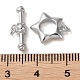 Rhodium Plated 925 Sterling Silver Toggle Clasps(STER-D005-06P)-3