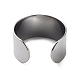 304 Stainless Steel Cuff Rings(STAS-M333-04B-P)-3
