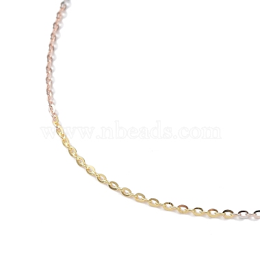 925 Sterling Silver Cable Chain Necklaces for Women(NJEW-A014-06)-3