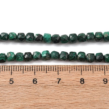 malachite naturelles brins de perles(G-C262-C02-4mm)-8