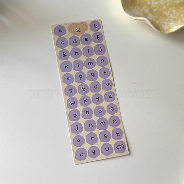 Lilac Plastic Stickers