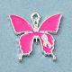 Breast Cancer Pink Awareness Ribbon Theme Alloy Enamel Pendants(ENAM-A147-01J)-1