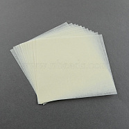 Ironing Paper used for DIY Fuse Beads, Light Goldenrod Yellow, 150x150mm(DIY-R017-15x15cm)