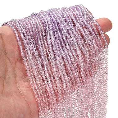 Transparent Painted Glass Beads Strands(DGLA-A034-T1mm-A05)-2