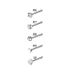 Clear Cubic Zirconia Nose Studs(AJEW-PW0005-20C)-1