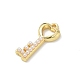 Brass & Imitation Pearl Pendants(KK-A300-19G)-2