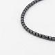 Non-magnetic Synthetic Hematite Beads Strands(G-K037-02)-1