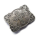 Alloy Rectangle with Cross Belt Buckles(RELI-PW0001-115)-2