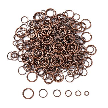 Red Copper Donut Iron Close but Unsoldered Jump Rings