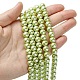Eco-Friendly Dyed  Glass Pearl Round Bead Strands(HY-A002-8mm-RB065)-4