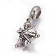 Retro 304 Stainless Steel European Style Dangle Charms(OPDL-L013-47AS)-1