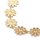 Enamel Daisy Link Chain Necklace(NJEW-P220-01G-05)-3