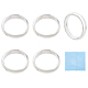 6Pcs Sterling Silver Bead Frame(STER-BC0001-83)-1