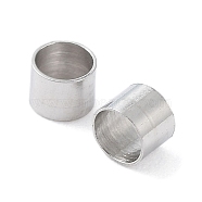304 Stainless Steel Beads, Column, Stainless Steel Color, 2.5x2mm, Hole: 2mm(STAS-P327-12P)