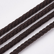 Acrylic Fiber Cords, Coconut Brown, 3mm, about 6.56 yards(6m)/roll(OCOR-Q048-01A)