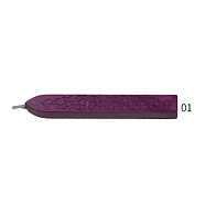 Sealing Wax Sticks, For Retro Vintage Wax Seal Stamp, Purple, 90x11x11mm(STAM-PW0009-01)