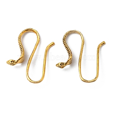 Alloy Snake Dangle Earrings(EJEW-M219-01AG)-2
