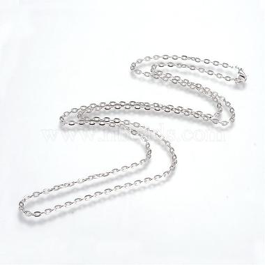 Iron Cable Chains Necklace Making(MAK-R013-60cm-P)-2
