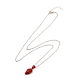 Rack Plating Alloy Heart Pendant Necklaces Sets(NJEW-B081-08B)-7