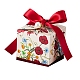 Flower Printed Paper Candy Gift Packaging Boxes with Ribbon(PW-WG9702E-01)-3