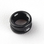 Porcelain Guides Ring, Fishing Accessory, Gunmetal, 5x2.5mm, Hole: 3mm(FIND-WH0048-26C-B)