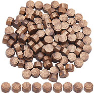 100Pcs Octagon Sealing Wax Particles, for Retro Seal Stamp, Dark Goldenrod, 9mm(DIY-CP0009-40A)