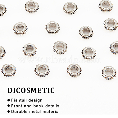 Donut Tibetan Style Alloy Spacer Beads(TIBEB-DC0001-01)-4