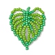 Handmade Glass Seed Beaded Pendants(PALLOY-MZ00797-01)-1