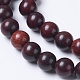 Natural Burmese Rosewood Beads Strands(WOOD-J001-03-10mm)-3