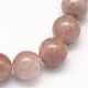 Natural Purple Aventurine Round Beads Strands(G-S149)-1