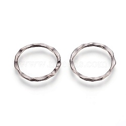 Tibetan Style Linking Rings, Circle Frames, Cadmium Free & Nickel Free & Lead Free, Gunmetal, 22x1.5mm, about 18.5mm inner diameter(PALLOY-A017-B-FF)