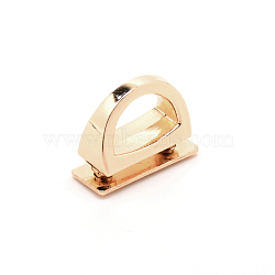 Zinc Alloy Bag Connector Anchor Buckles, with Iron Screw, for Bag Strap Hanger, Light Gold, 2.15x1.65x0.87cm, Inner Diameter: 1.33x0.8cm(FIND-WH0090-56KCG)