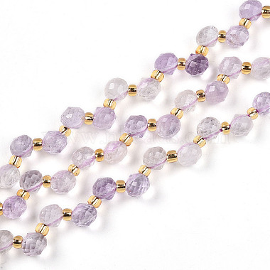 Natural Amethyst Beads Strands(G-T141-56)-4