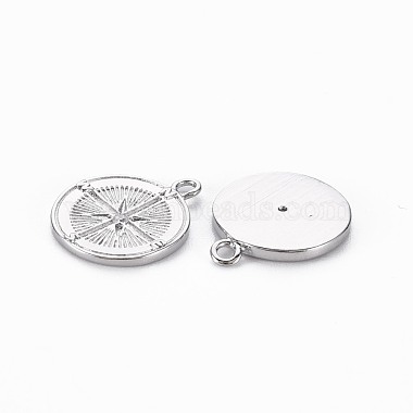 Pendentifs en laiton zircon cubique transparent(KK-S356-681A)-2