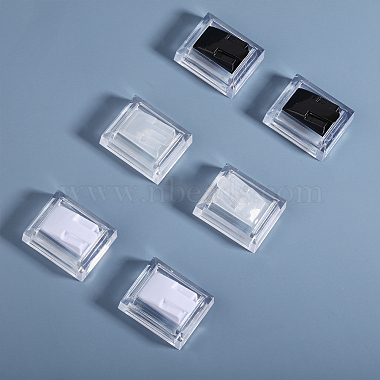 12pcs 3 couleurs supports de bagues rectangulaires en acrylique(RDIS-FG0001-26)-5