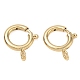 Brass Spring Ring Clasps(KK-CBA1AE8-05D-G)-1