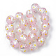 Handmade Silver Foil Glass Lampwork Beads Strands(FOIL-N028-001)-2