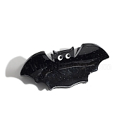 Halloween Theme Cellulose Acetate Claw Hair Clips, Hair Accessories for Women, Bat, 23x58mm(PW-WGD3265-02)