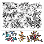 PVC Plastic Clear Stamps, for DIY Scrapbooking, Photo Album Decorative, Cards Making, Fruit, 160x110mm(DIY-WH0631-0648)