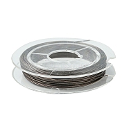 Tiger Tail Wire, Nylon-coated Stainless Steel, Camel, 25 Gauge(0.45mm), about 32.8 Feet(10m)/roll(TWIR-S001-0.45mm-12)