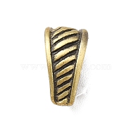 Rack Plating Brass Pendants, Antique Bronze, 12.5x7x6.5mm, Hole: 8x4mm(KK-D085-03AB)