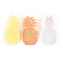 DIY Silicone Candle Molds, for Scented Candle Making, Pineapple, 9.7x5.6x2.6cm(DIY-Q033-11F)