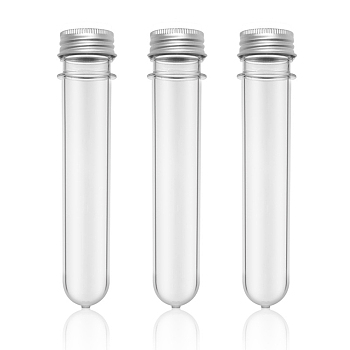 Plastic Refillable Bottle, with Screw Cap, for Shampoo, Lotions, Creams Subpackage, Clear, 3.15x14.1cm, Hole: 22mm, Capacity: 40ml(1.35fl. oz)